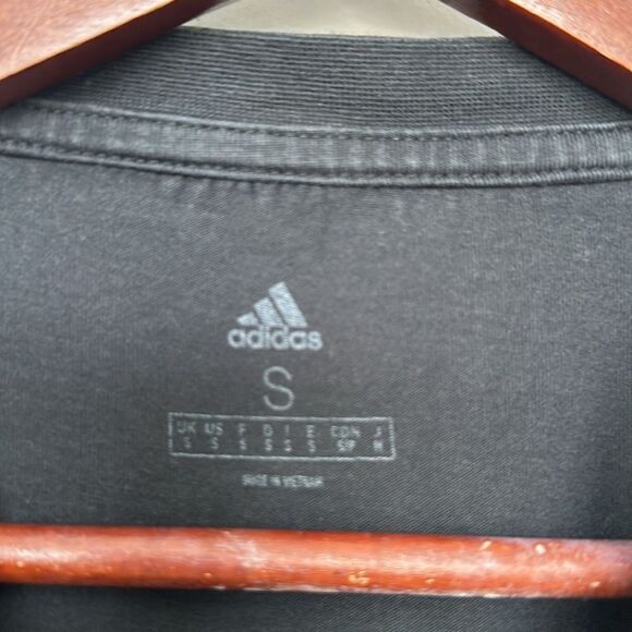 ADIDAS COLUMBIA BLACK GRAPHIC SHORT SLEEVE T-SHIRT MENS SMALL - Picture 5 of 5